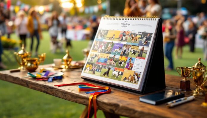 découvrez notre calendrier complet des concours canins, riche en dates essentielles et informations pratiques pour les passionnés de chiens. ne manquez aucun événement et préparez-vous à faire briller votre compagnon à quatre pattes !