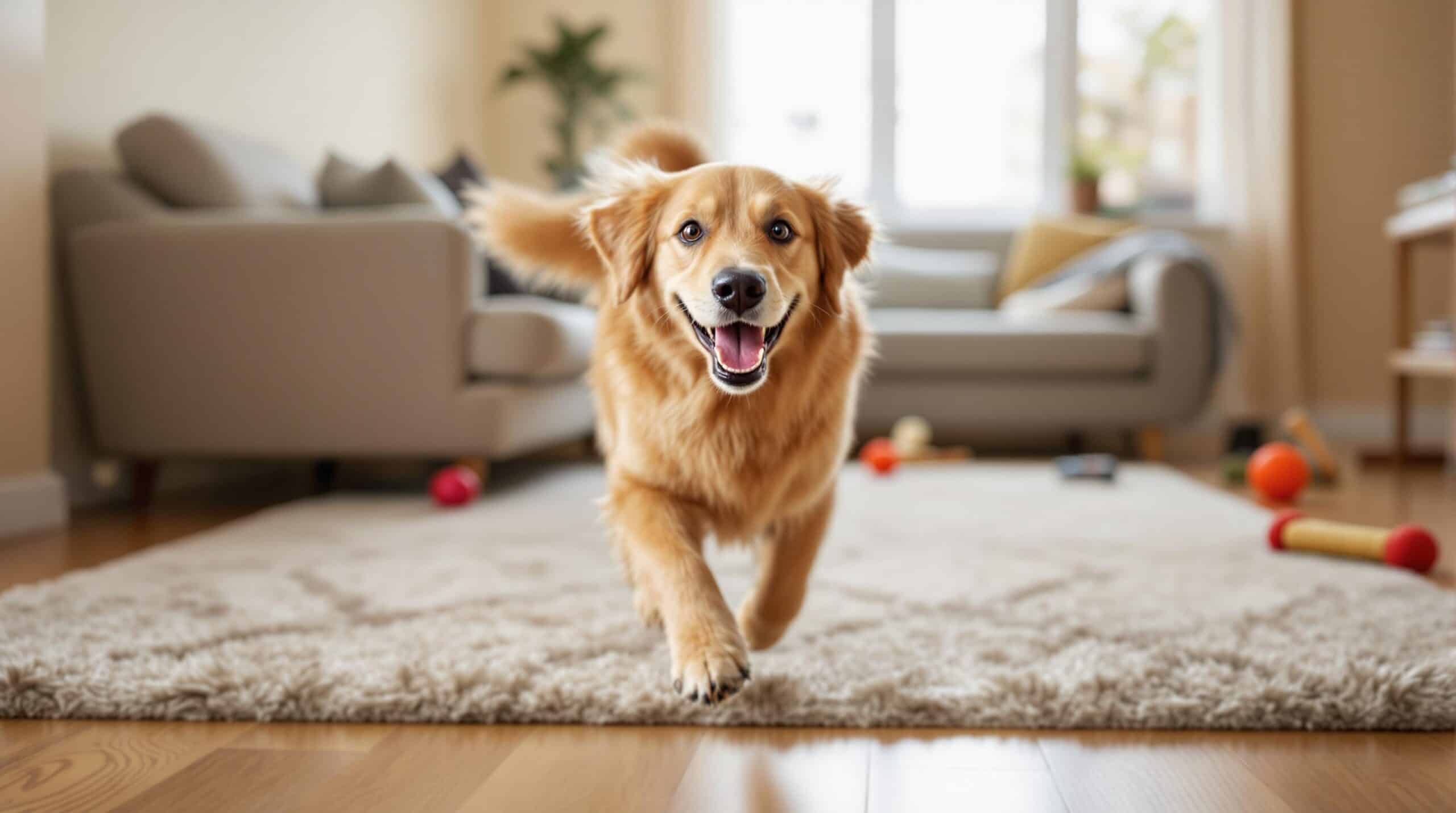 découvrez des astuces pratiques pour canaliser l'énergie débordante de votre golden retriever en appartement. transformez votre espace de vie en un lieu où votre chien peut s'épanouir tout en harmonie, avec des exercices adaptés et des jeux stimulants.
