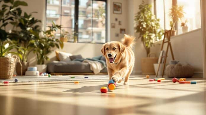 découvrez nos conseils pratiques pour canaliser l'énergie de votre golden retriever en appartement. apprenez des techniques d'exercice, de stimulation mentale et des astuces pour assurer le bien-être de votre compagnon à quatre pattes tout en vivant en milieu urbain.