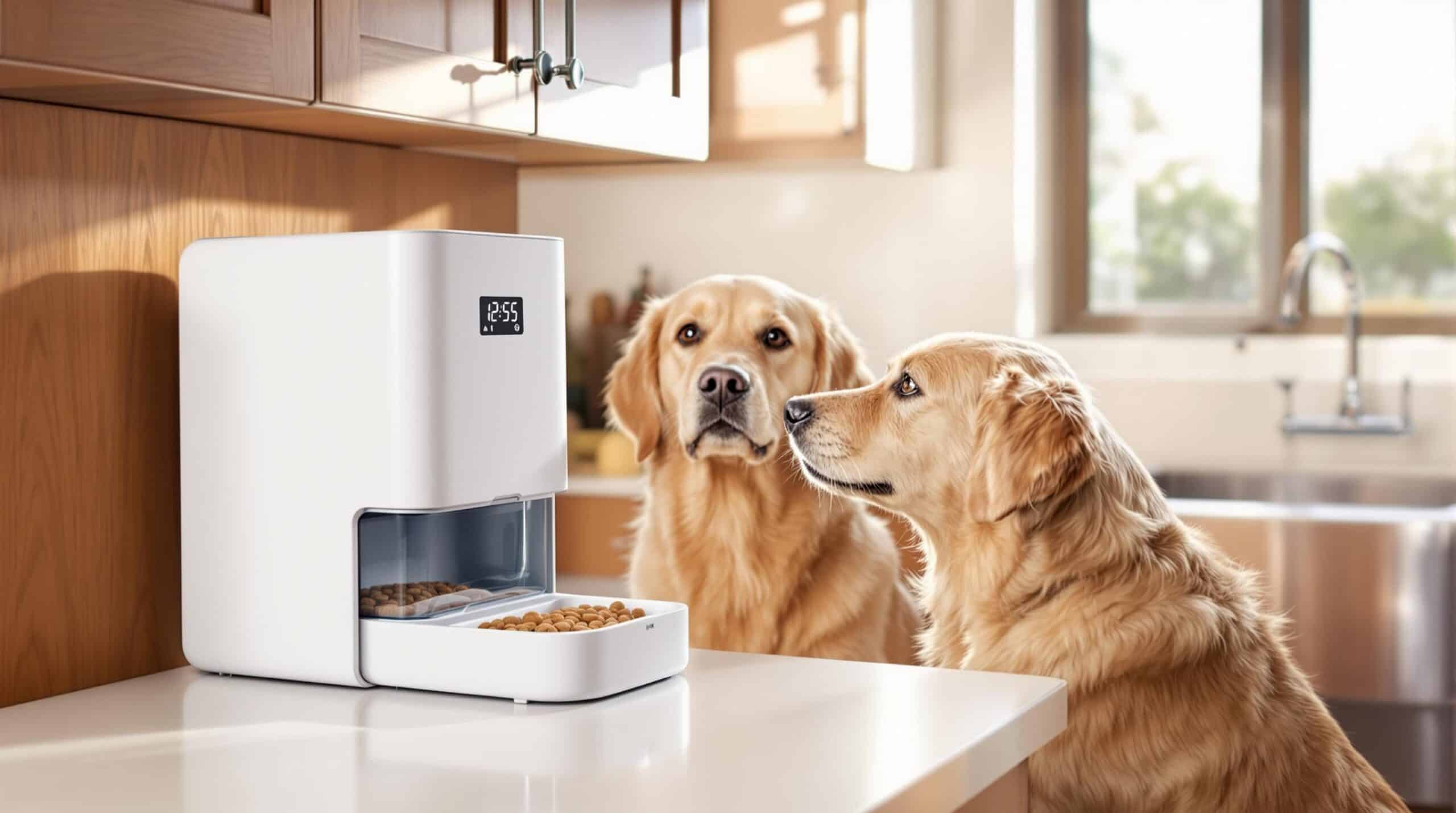 découvrez le distributeur automatique de croquettes pour chien, une solution pratique et innovante pour nourrir votre compagnon à quatre pattes. réglez les portions et les horaires, garantissant ainsi une alimentation saine et régulière, même lorsque vous n'êtes pas là.