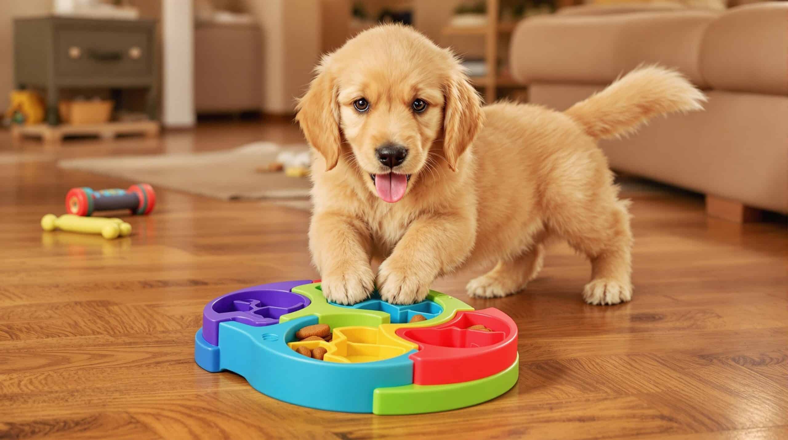 découvrez comment les jouets intelligents pour chiens peuvent stimuler l'esprit de votre compagnon tout en favorisant son bien-être. apprenez les avantages de ces jouets interactifs qui allient amusement et apprentissage pour un chien heureux et équilibré.