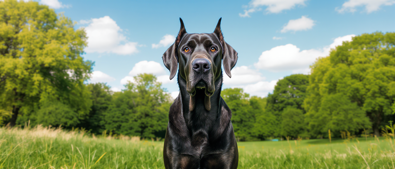 découvrez le dogue allemand, ce géant affectueux au tempérament doux. explorez notre fiche de race pour en savoir plus sur ses caractéristiques, sa taille impressionnante et son comportement amiable envers les familles.