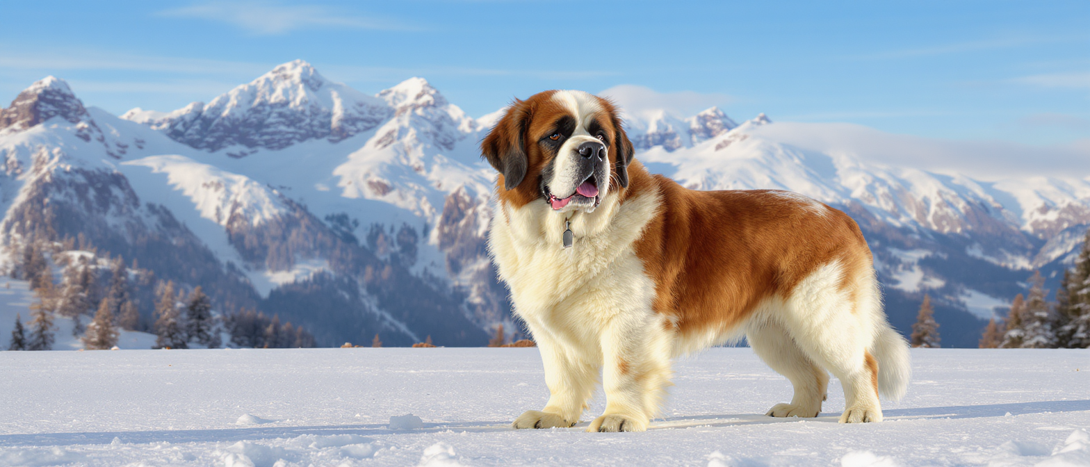 découvrez tout sur le saint-bernard, ce géant bienveillant. retrouvez sa fiche de race, son histoire fascinante et son caractère exceptionnel. idéal pour les familles et les amoureux des chiens.