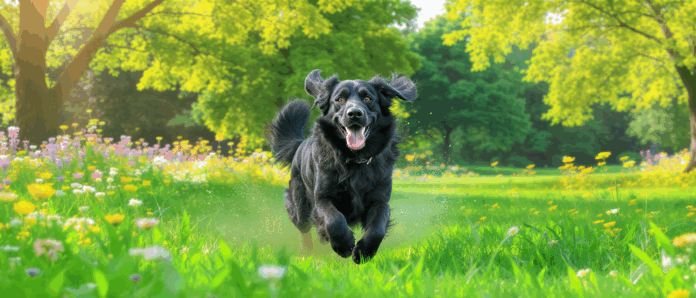 découvrez le flat-coated retriever, un chien au tempérament joyeux et débordant d'énergie, idéal pour les familles actives et les amateurs de plein air.