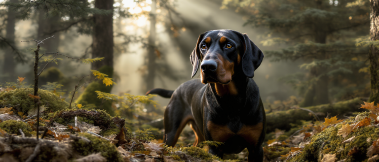 découverte du black and tan coonhound, un chien de chasse au flair exceptionnel